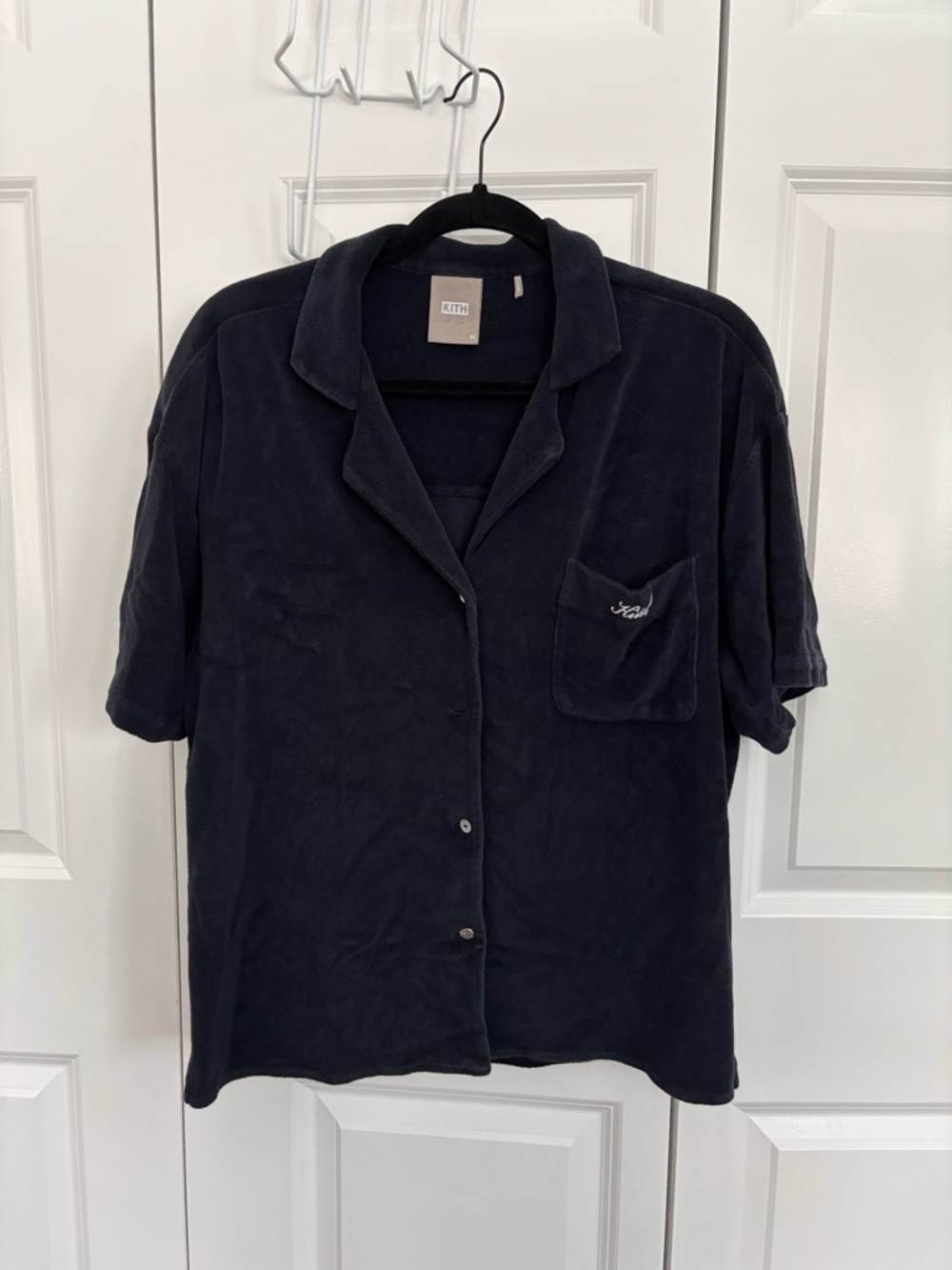 (2 pc)Kith dark blue Pima Cotton Tee with shorts